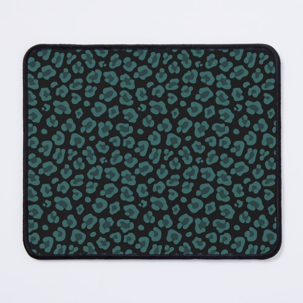 Item preview, Black And Teal Leopard Print designed and sold by pattern-archive.