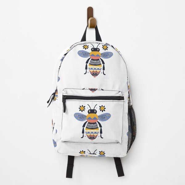 Item preview, Scandinavian Folk Art, Bee With Flowers designed and sold by xiao xuans.