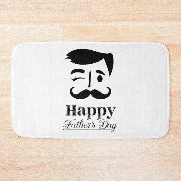 Item preview, Happy Father's Day Mustache Wink Dad Design designed and sold by Kavya Art.