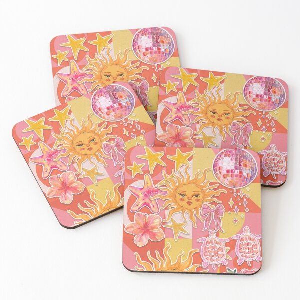 Item preview, Retro Summer Sunshine and Disco Ball Collage designed and sold by StudioIzmir.