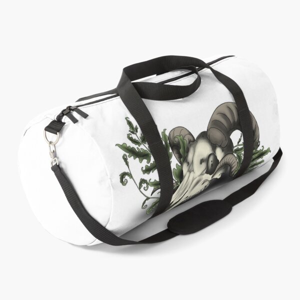 Item preview, Fern and Ram Botanical Skull Illustration designed and sold by Salty Psyche.