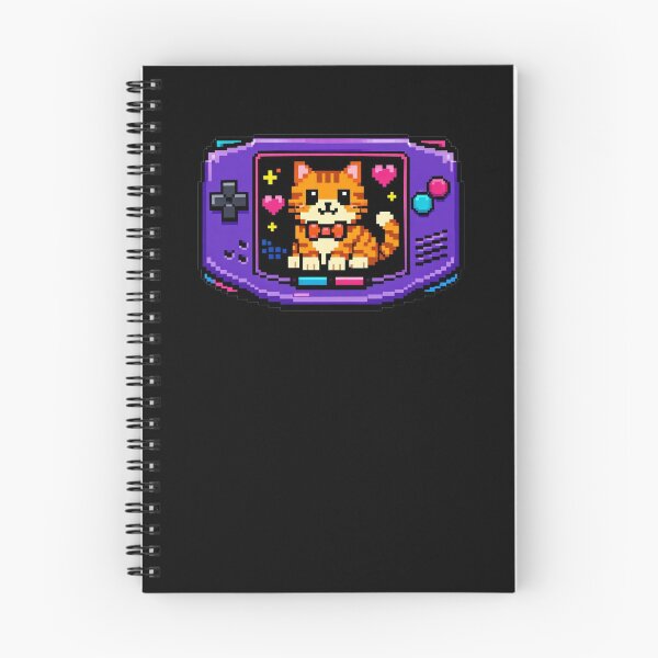 Item preview, Pixel Art Orange Tabby Cat in Retro Gaming Console Sticker designed and sold by Timeless Junction.
