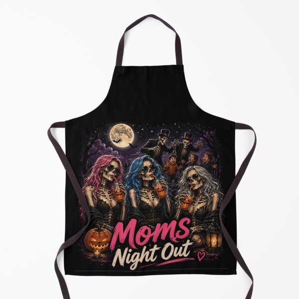 Item preview, Moms Night Out Skeleton Halloween Gothic Girls Party Design designed and sold by MotylekAnia.