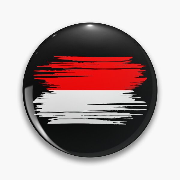 Item preview, Distressed Indonesia Flag designed and sold by shitpostee.
