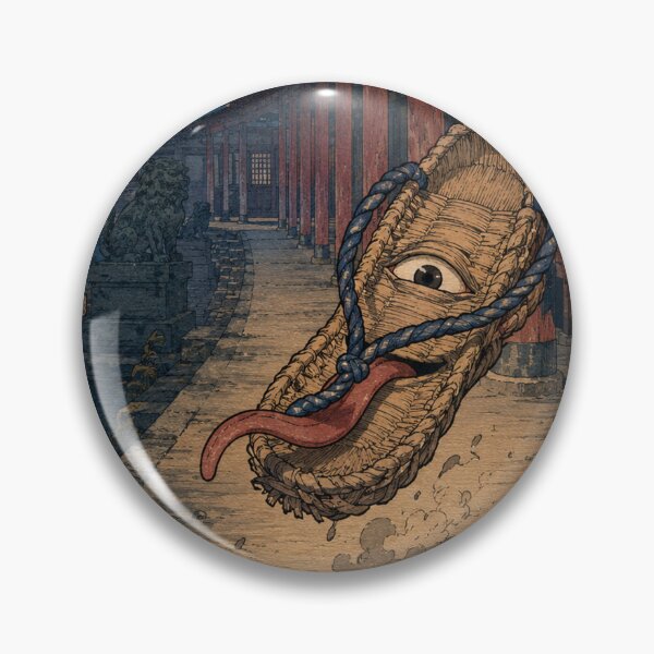 Item preview, Sake Spirit - Vintage Japanese Tsukumogami Ukiyo-e Woodblock designed and sold by bapupa.