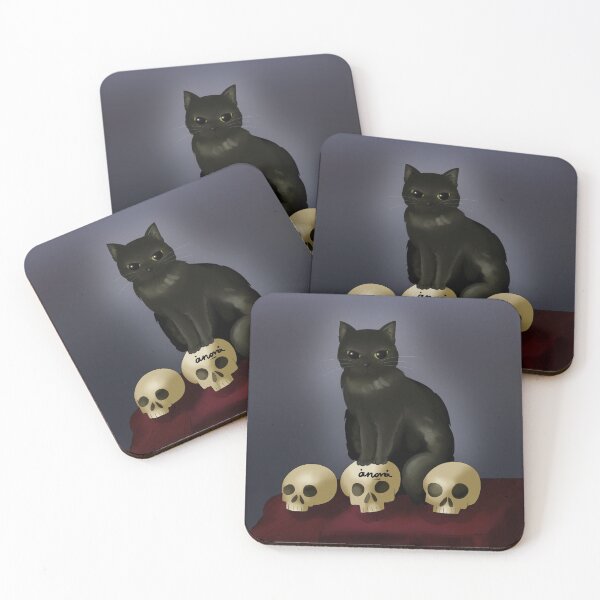 Item preview, Cat and skulls  designed and sold by anorartv.
