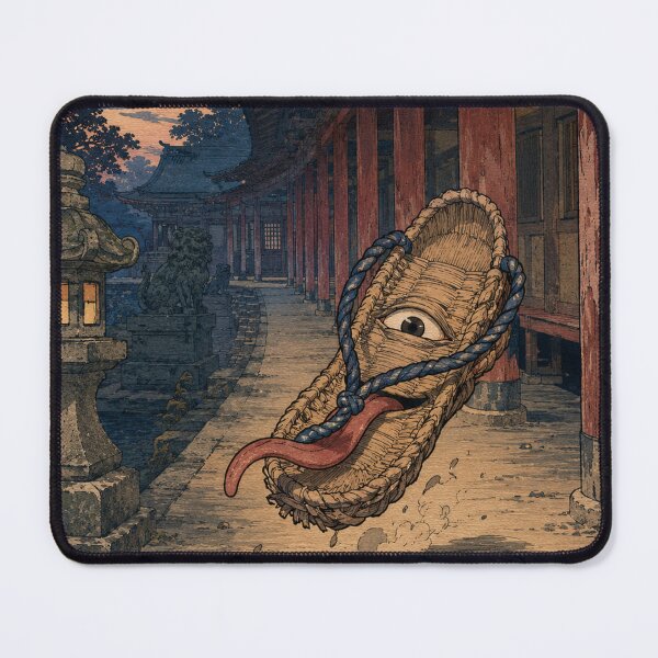 Item preview, Sake Spirit - Vintage Japanese Tsukumogami Ukiyo-e Woodblock designed and sold by bapupa.