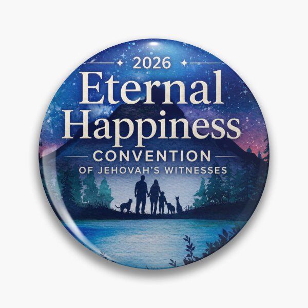 Item preview, 2026 Eternal Happiness Convention of Jehovah's Witnesses Dark Night Sky Collection designed and sold by EveryGoodGift.