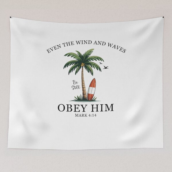 Item preview, Even The Wind and Waves Obey Him Vintage designed and sold by nosu-art-pod.