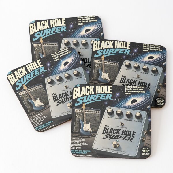 Item preview,  The Black Hole Surfer — Imaginary Space Rock Guitar Pedal Parody designed and sold by Mantramontics.