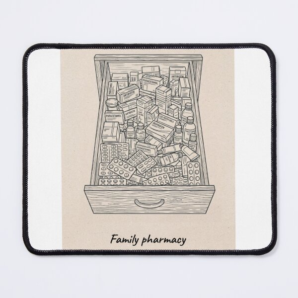 Item preview, Family Pharmacy - Balkan Medicine Drawer Humor designed and sold by Mastalina99.