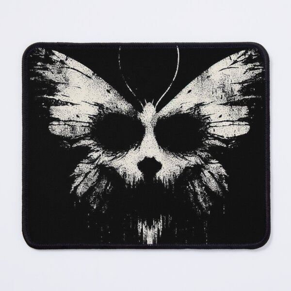 Item preview, Moth Skull Minimal Gothic designed and sold by Adronia.