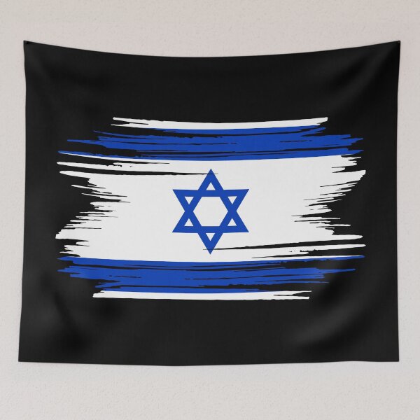 Artikelvorschau, Beschädigte israelische Flagge entworfen und verkauft von shitpostee.