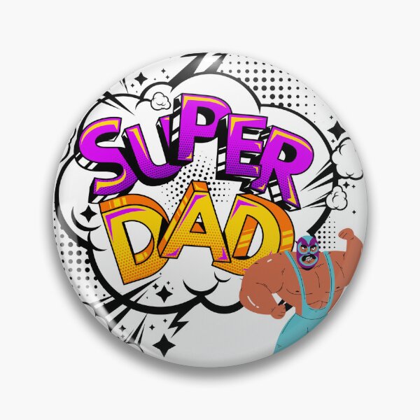 Item preview, Super Dad Lucha Libre  designed and sold by unboxedbyJuls.