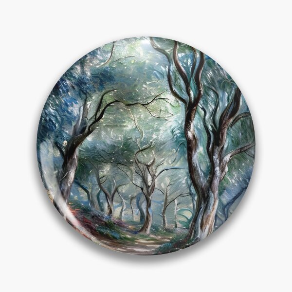 Item preview, Olive Tree Wood in the Moreno Garden: Impression of Mediterranean Splendor designed and sold by artdesignsnow.