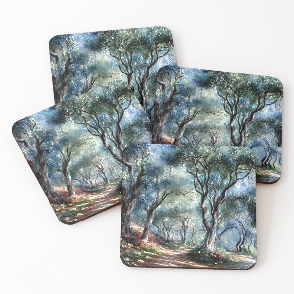 Item preview, Olive Tree Wood in the Moreno Garden: Impression of Mediterranean Splendor designed and sold by artdesignsnow.