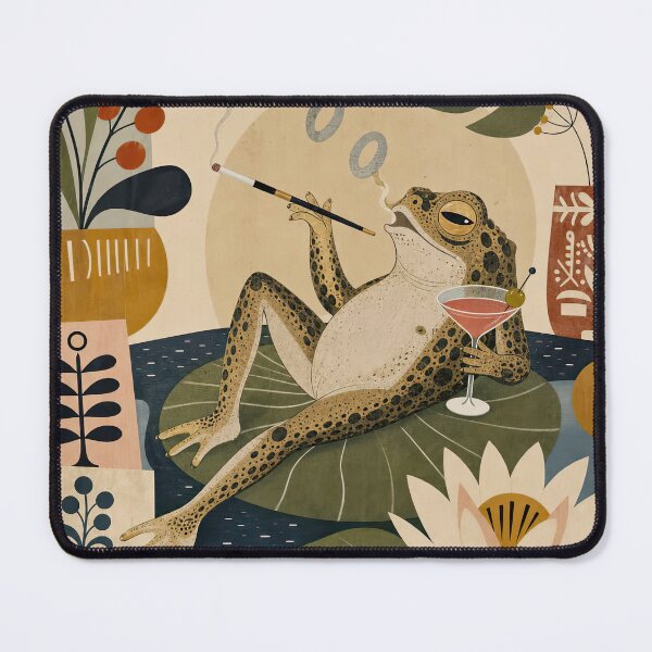 Item preview, Toadily Relaxing Part 1 designed and sold by Leslie Montgomery Art.