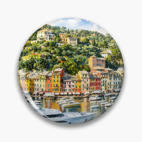Item preview, Portofino Harbor, Liguria designed and sold by HOMETOWN86.