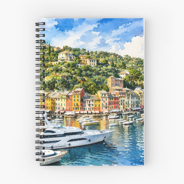 Item preview, Portofino Harbor, Liguria designed and sold by HOMETOWN86.