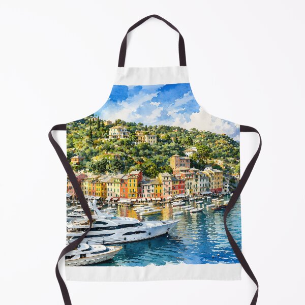 Item preview, Portofino Harbor, Liguria designed and sold by HOMETOWN86.