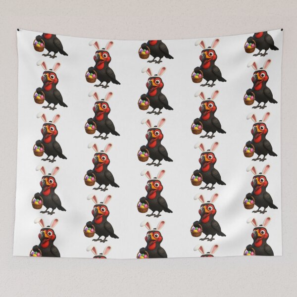 Item preview, Easter Southern Ground Hornbill designed and sold by Sillytoe.