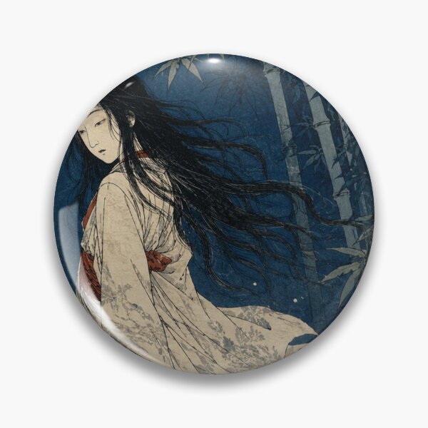 Item preview, Floating Lament - Vintage Japanese Yurei Ghost Ukiyo-e Woodblock designed and sold by bapupa.