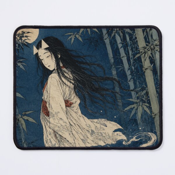 Item preview, Floating Lament - Vintage Japanese Yurei Ghost Ukiyo-e Woodblock designed and sold by bapupa.
