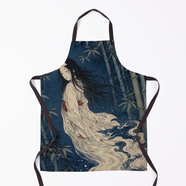 Item preview, Floating Lament - Vintage Japanese Yurei Ghost Ukiyo-e Woodblock designed and sold by bapupa.