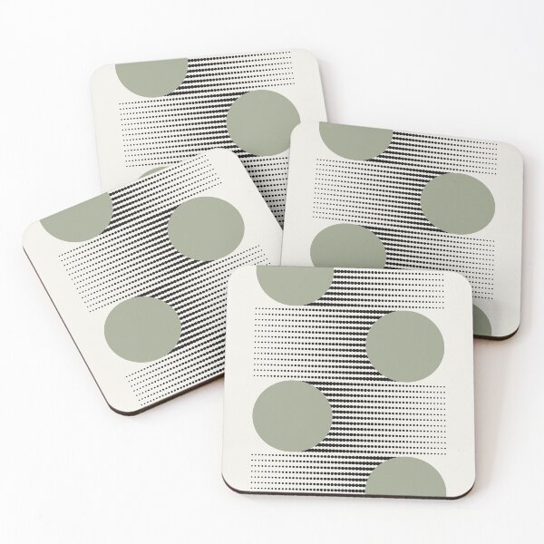 Item preview, Abstract Dot Pattern Print, Minimalist Geometric Wall Art designed and sold by Studio pod Burom.