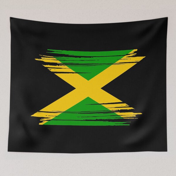 Item preview, Distressed Jamaica Flag designed and sold by shitpostee.