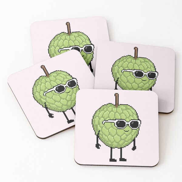 Item preview, Cherimoya Pixel designed and sold by White Rim Mates.