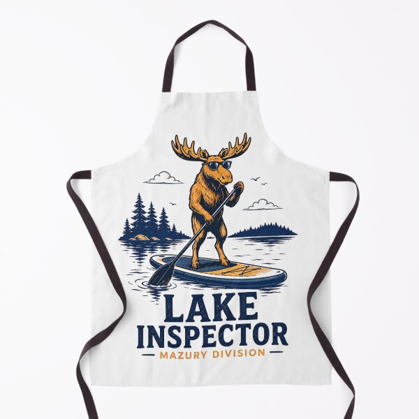Item preview, Lake Inspector – Mazury Division Funny Moose SUP Paddleboard designed and sold by mArtWear.