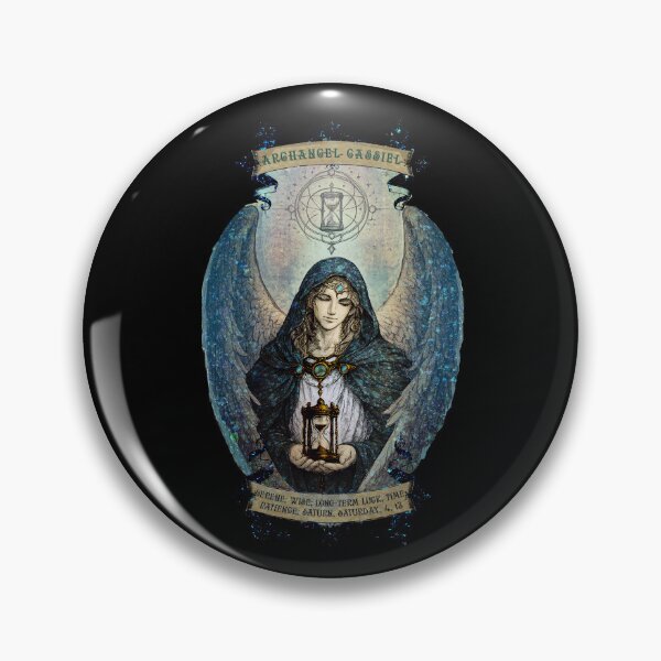 Item preview, Beautiful Archangel Cassiel - Royal Black - Visualise Invisible designed and sold by VisualiseIt.