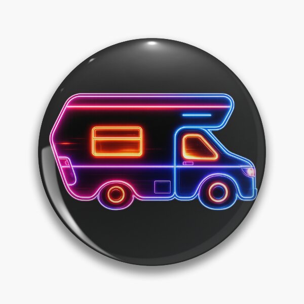 Item preview, Neon Camper Dreams  Retro Glow Road Adventure vanlife designed and sold by Tee-Shirt-Topia.