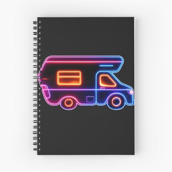 Item preview, Neon Camper Dreams  Retro Glow Road Adventure vanlife designed and sold by Tee-Shirt-Topia.
