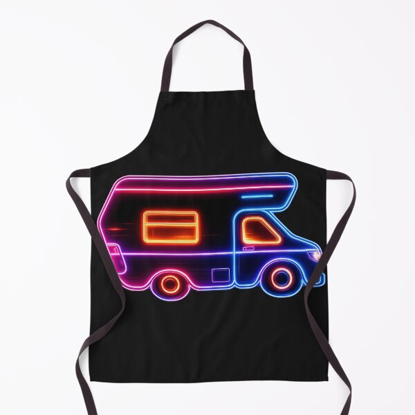 Item preview, Neon Camper Dreams Retro Glow Road Adventure vanlife designed and sold by Tee-Shirt-Topia.