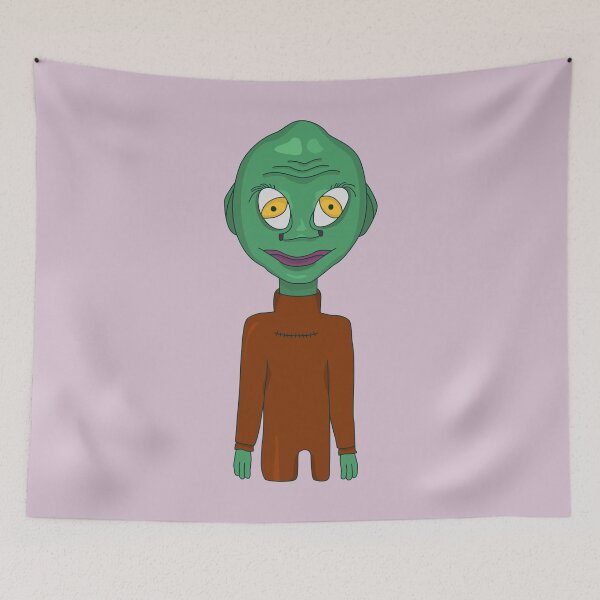Item preview, Curious Alien Visitor designed and sold by Helgoolia.