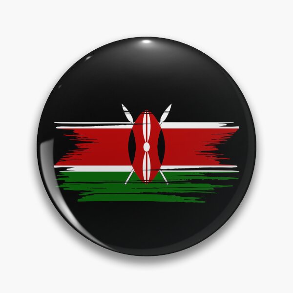 Item preview, Distressed Kenya Flag designed and sold by shitpostee.