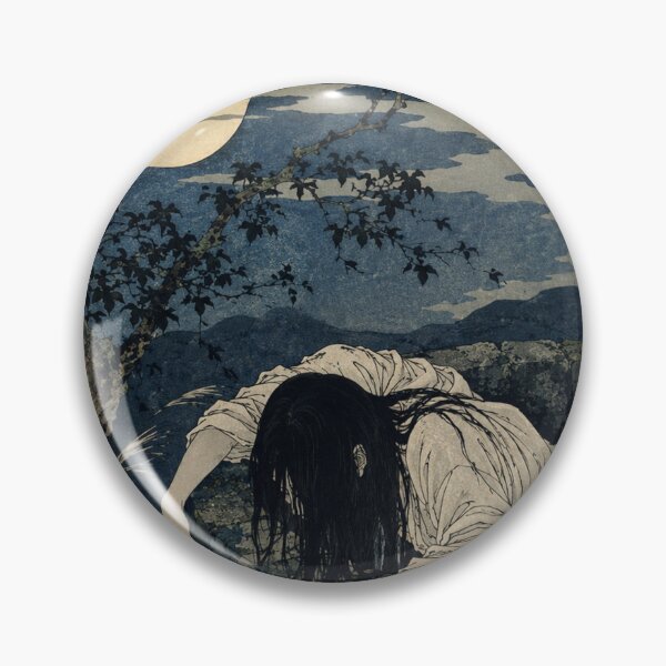 Item preview, Well Dweller - Vintage Japanese Yurei Ghost Ukiyo-e Woodblock designed and sold by bapupa.