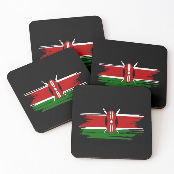 Item preview, Distressed Kenya Flag designed and sold by shitpostee.