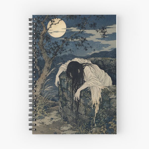 Item preview, Well Dweller - Vintage Japanese Yurei Ghost Ukiyo-e Woodblock designed and sold by bapupa.