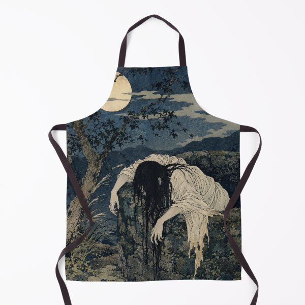 Item preview, Well Dweller - Vintage Japanese Yurei Ghost Ukiyo-e Woodblock designed and sold by bapupa.