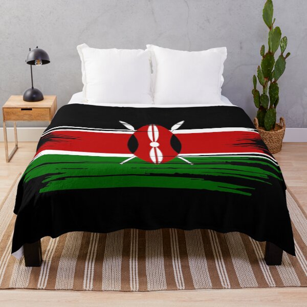 Item preview, Distressed Kenya Flag designed and sold by shitpostee.