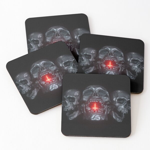 Item preview, Triple Skulls Neon Gothic designed and sold by Adronia.