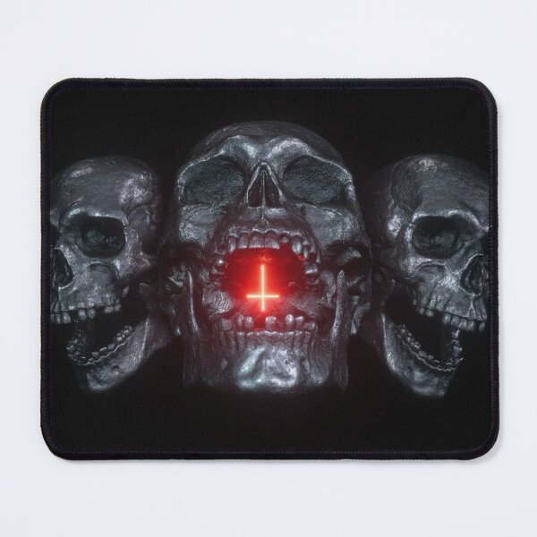 Item preview, Triple Skulls Neon Gothic designed and sold by Adronia.