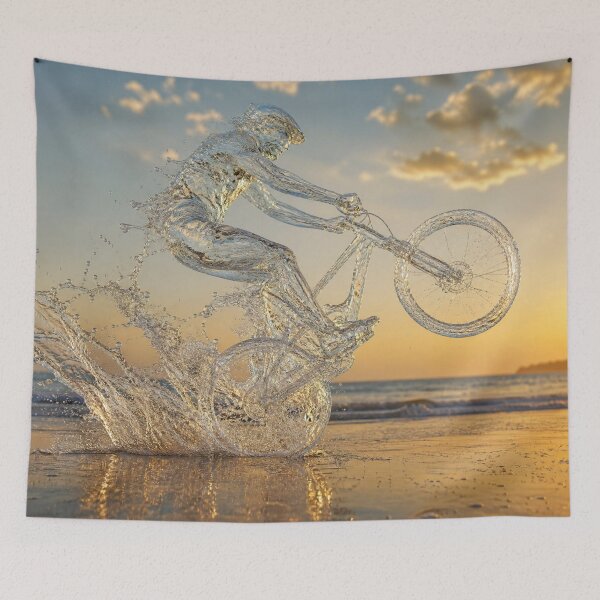 Item preview, Fluid Motion Cyclist designed and sold by DarVibe Designs.