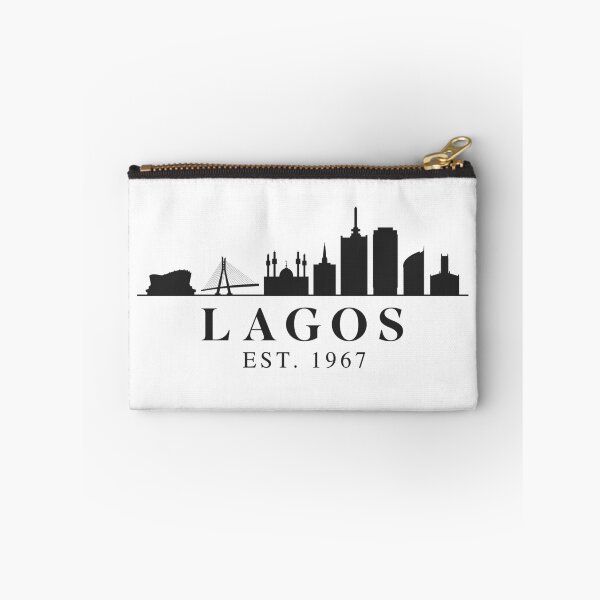 Item preview, Lagos Nigeria | City Skyline Silhouette designed and sold by MammothArt.