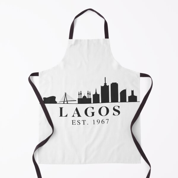 Item preview, Lagos Nigeria | City Skyline Silhouette designed and sold by MammothArt.