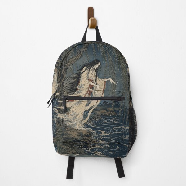 Item preview, Willow Shadow - Vintage Japanese Yurei Ghost Ukiyo-e Woodblock designed and sold by bapupa.