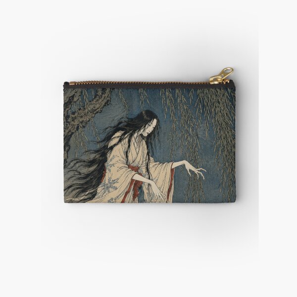 Item preview, Willow Shadow - Vintage Japanese Yurei Ghost Ukiyo-e Woodblock designed and sold by bapupa.